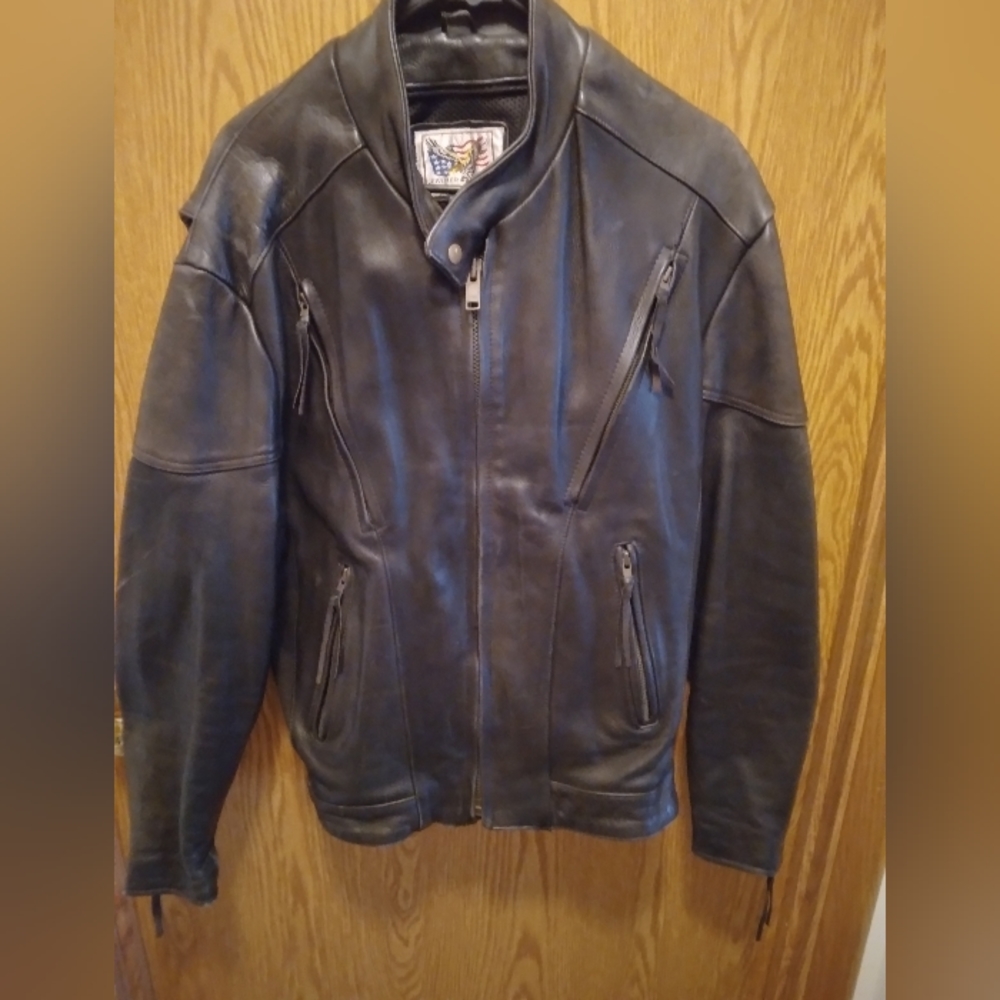 Mens biker. jacket